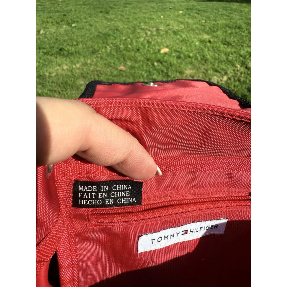 Tommy Hilfiger Vintage Mini Backpack Bag Y2K Brand Is Spelled Out 1990’s